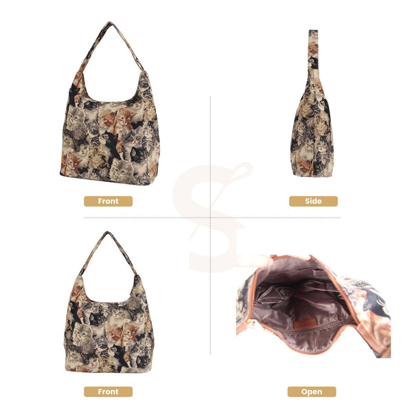 Signare Tapestry Shoulder Bag Shopping Bag for Women