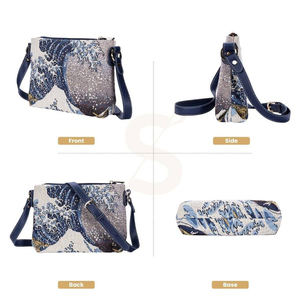 Hokusai Great Wave Off Kanagawa Cross Body bag – Signare USA