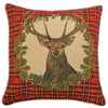CCOV-PN-STAG | TAPESTRY CUSHION BAG - PANEL-STAG PILLOWCASE/CUSHION COVER 18 X 18 INCH