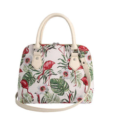 CONV-FLAM | Flamingo Convertible Top Handle Purse Handbag - www.signareusa.com