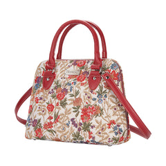 CONV-FLMD | Flower Meadow Convertible Top Handle Purse Handbag - www.signareusa.com