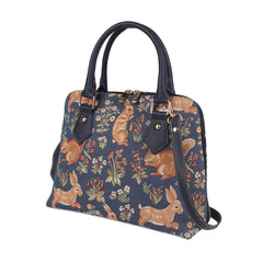 CONV-FORE | Forest Life Blue Top Handle Purse Handbag - www.signareusa.com
