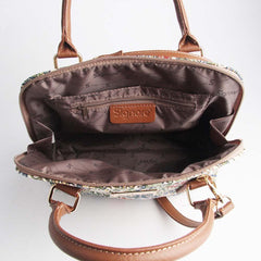 CONV-GLILY | William Morris Golden Lily Convertible Top Handle Purse Handbag - www.signareusa.com