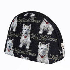 COSM-WES | Westie Dog Cosmetic Make Up Bag - www.signareusa.com