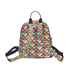 DAPK-MTRI | Multi-colored triangle daypack bag