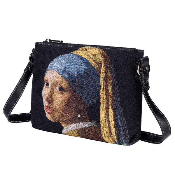 VERMEER GIRL WITH A PEARL EARRING CROSS BODY BAG PURSE