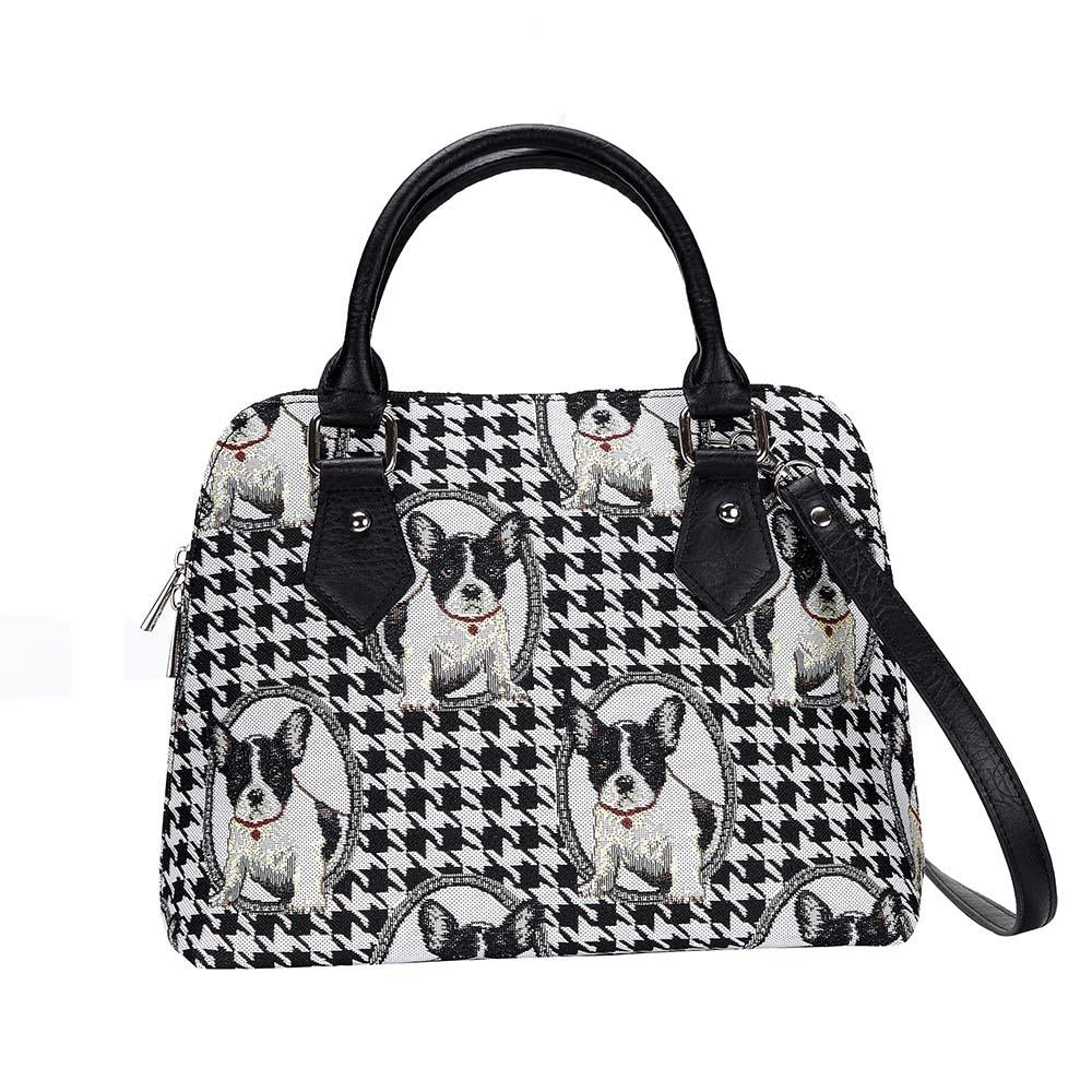 Chewnel Black & White Flower Designer Dog Purse – FrankandBeanz