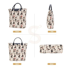 FDAW-CUDE | MARILYN ROBERTSON CATITUDES FOLDAWAY GROCERY BAG