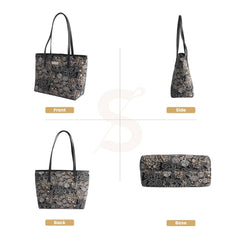 COLL-KISS | Gustav Klimt The Kiss College/Shoulder Tote Bag