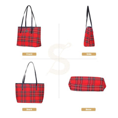COLL-RSTT | Royal Stewart Tartan College/Shoulder Tote Bag