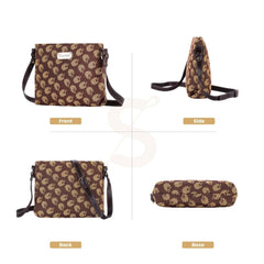 XB02-JANE | JANE AUSTEN'S OAK CROSS BODY BAG PURSE HANDBAG