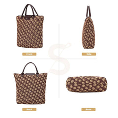FDAW-JANE | JANE AUSTEN'S OAK FOLDAWAY GROCERY BAG