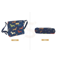 XB02-DACH | DACHSHUND CROSS BODY BAG PURSE HANDBAG