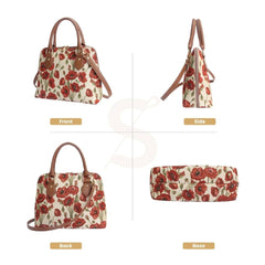 CONV-POP | Poppy Convertible Top Handle Purse Handbag