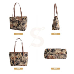 COLL-CAT | Cat College/Shoulder Tote Bag