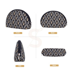 COSM-LUXOR | Black And White Luxor Cosmetic Make Up Bag