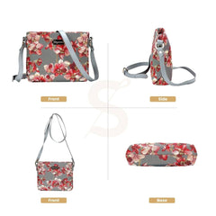 XB02-ORC | ORCHID CROSS BODY BAG PURSE HANDBAG