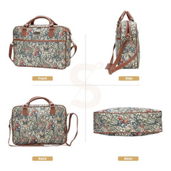 CPU-GLILY | William Morris Golden Lily Computer Laptop Bag Case 15.6