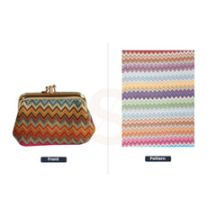 FRMP-AZT | AZTEC COIN CLASP FRAME PURSE WALLET