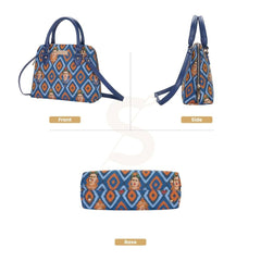 CONV-FKICON | Frida Kahlo Convertible Top Handle Purse Handbag