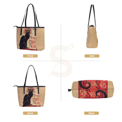 COLL-ART-TS-CHAT | STEINLEN - TOURNÉE DU CHAT NOIR College/Shoulder Tote Bag