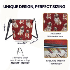 SLING-PUG | PUG DOG SLING BAG PURSE CROSSBODY