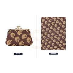 FRMP-JANE | JANE AUSTEN'S OAK COIN CLASP FRAME PURSE WALLET
