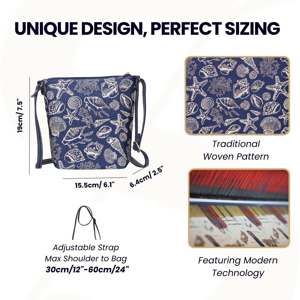 Signare Bag Shells SLING-SHELL | SEA SHELL SLING BAG PURSE CROSSBODY – Signare USA