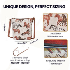 SLING-RHOR | RUNNING HORSE SLING BAG PURSE CROSSBODY