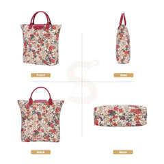 FDAW-FLMD | Flower Meadow FOLDAWAY GROCERY BAG