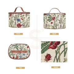 TOIL-MGD | MORNING GARDEN TOILETRY VANITY TRAVEL BAG