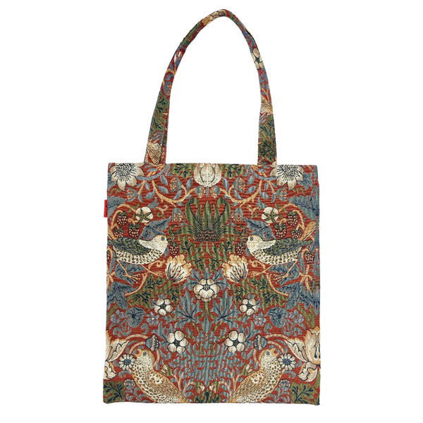 FLAT-STRD |  WILLIAM MORRIS STRAWBERRY THIEF RED - FLAT BAG