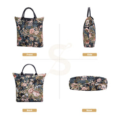 FDAW-PEO | PEONY FOLDAWAY GROCERY BAG