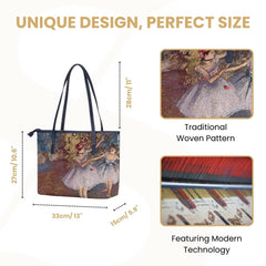 COLL-ART-ED-BLR-2 | EDGAR DEGAS BALLERINA College/Shoulder Tote Bag