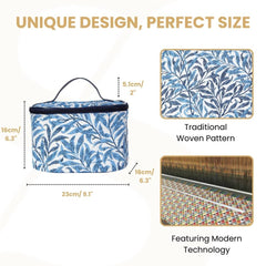 TOIL-WIOW | WILLIAM MORRIS WILLOW BOUGH TOILETRY VANITY TRAVEL BAG