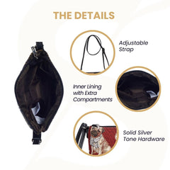 SLING-PUG | PUG DOG SLING BAG PURSE CROSSBODY