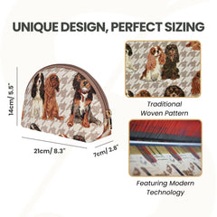 COSM-KGCS | King Charles Cavalier Spaniel Dog Cosmetic Make Up Bag