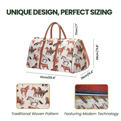 BHOLD-RHOR | Running Horse Big Holdall/Duffel Bag