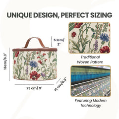 TOIL-MGD | MORNING GARDEN TOILETRY VANITY TRAVEL BAG