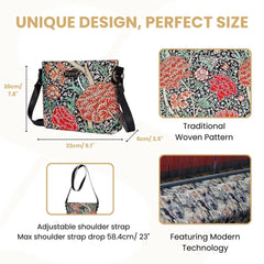 XB02-CRAY | WILLIAM MORRIS THE CRAY CROSS BODY BAG PURSE HANDBAG