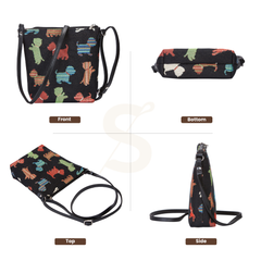 SLING-PUPPY | PLAYFUL PUPPY DOG SLING BAG PURSE CROSSBODY