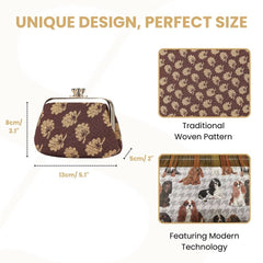 FRMP-JANE | JANE AUSTEN'S OAK COIN CLASP FRAME PURSE WALLET