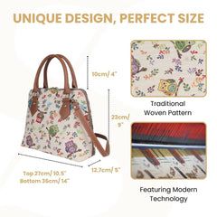 CONV-OWL | Owl Convertible Top Handle Purse Handbag