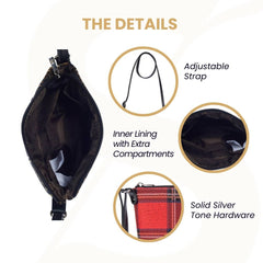 SLING-RSTT | ROYAL STEWART TARTAN SLING BAG PURSE CROSSBODY
