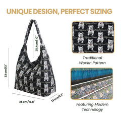 HOBO-WES | WESTIE DOG HOBO HANDBAG SHOULDER BAG