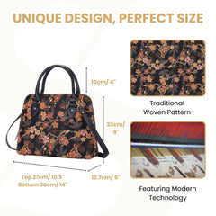 CONV-SAKURA | Ume Sakura Convertible Top Handle Purse Handbag