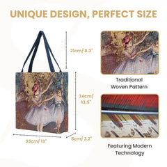 GUSS-ART-ED-BLR2 | EDGAR DEGAS BALLERINA Foldable Gusset Shopping Bag