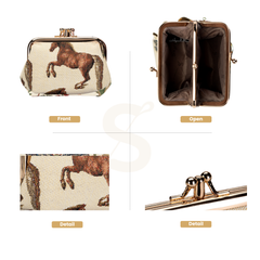 FRMP-WHISTLE | WHISTLEJACKET COIN CLASP FRAME PURSE WALLET