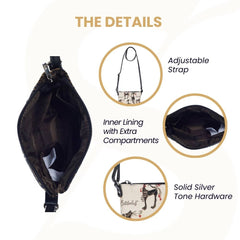 SLING-CUDE | MARILYN ROBERTSON CATITUDES SLING BAG PURSE CROSSBODY