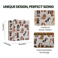 SHOP-KGCS | KING CHARLES CAVALIER SPANIEL DOG SHOPPER BAG